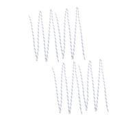 OFFSCH Cordones Encerados para Patines de Hockey y Esquí Resistentes al Frío Longitud Larga Color Blanco 2 Pares Ideales para Deportes de Invierno y Uso Multideportivo