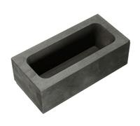 OFFSCH Crisol Moldeador de Grafito para Fundición y Pruebas de Metales No Ferrosos, Dimensiones Interiores 65X30X20 MM, Uso en Laboratorio y Actividades Manuales