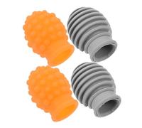 OFFSCH Cubiertas De Silicona Para Baquetas Tapas Silenciosas Accesorios Para Practicar Juego De 4 Unidades