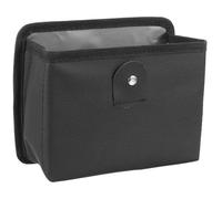 OFFSCH Cubo Basura Coche Colgado Plegable Pequeño para Puerta Lateral con Clip Multiusos para Residuos y Almacenamiento Negro