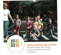 OFFSCH Cuerda de Seguridad para Caminar con Asas Coloridas Cuerda Antipérdida Preescolar para Exteriores y Paseos Seguros