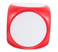 OFFSCH Dados De Espuma Grandes Borrables para Niños, Dados De Bricolaje DIY 15 Cm Rojos, Juguete Educativo Multifuncional para Fiestas, Hogar y Juegos Recreativos