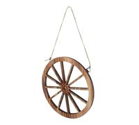 OFFSCH Decoración de Pared Ruedas de Carro de Madera Estilo Vintage para Decoración de Pared Rueda de Madera Retro Casa o Oficina