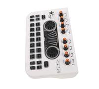 OFFSCH Dj Mixer Console Streaming Sound Board Digital Phantom Power Mixer For Live Singing Recording And -quality Voice Capture With Interactive Effects
