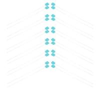 OFFSCH Enhebradores de Aguja Largos 25 CM 20 Piezas Mango de Plástico Verde Herramienta para Enhebrar Hilo Costura Bordado y Manualidades Accesorio para Enhebrar Agujas de Tejido