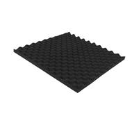 OFFSCH Espuma Acústica Absorbente de Eco 50x50x2 Cm para Estudio y Sala, Panel de Alta Densidad Estructura de Cartón de Huevos para Reducción de Ruido y Aislamiento Sonoro