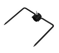 OFFSCH Estabilizador de Poste de Hierro Resistente para Suelo Base de Puntas para Tubo de Ancla para Sombrilla de Playa Soporte para Bandera y Parasol Jardín y Terraza Exterior