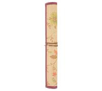 OFFSCH Estuche Enrollable de Bambú para Pinceles, 10 Bolsillos, 45x40 Cm