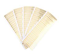 OFFSCH Etiquetas Autoadhesivas a Prueba de Manipulaciones 500 Unidades Cinta de Seguridad PVC 2X05 CM Pegatinas para Sellado de Alimentos y Productos Protección contra Alteraciones