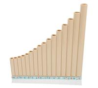 OFFSCH Flauta de Pan 16 Tubos Clave C Resina Instrumento Musical para Niños Principiantes Estudiantes Enseñanza Coordinación Mano-Cerebro