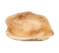 OFFSCH Frutero de Madera Rústico para Servir Fruta y Aperitivos, Bandeja Pequeña Decorativa Adecuado para Comedor o Cafetería, Diseño Creativo y Funcional Varios estilos