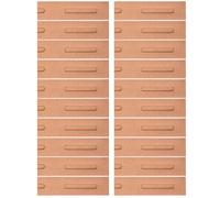 OFFSCH Fundas de Papel Kraft Adecuado para Bolígrafos 30 Protección Fácil de Usar Organizador de Bolígrafos Organización de Material Escolar