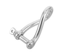 OFFSCH Grillete Giratorio de Acero Inoxidable: Anclaje de Pasador roscado de Alta Resistencia - Horquilla giratoria de 10 mm para Yates Marinos, Accesorios de Hardware para Aparejos de embarcaciones