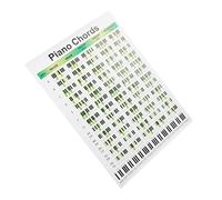 OFFSCH Guía Práctica De Acordes De Piano Póster Referencia Para Aprendizaje Musical Para Estudiantes y Profesores