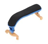 OFFSCH Hombrera y Reduce la Presión Espalda Sencilla para Violín Diseño Curvado de Goma Azul Que Soporta el Instrumento