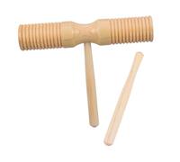 OFFSCH Instrumento Musical Educativo de Madera Doble Claves Orff Juguete de Percusión para Bebés Didáctico Temprano para Desarrollo Musical y Ritmo Infantil