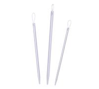 OFFSCH Juego de 3 Enhebradores de Hilo para Tejer Agujas de Lana Pequeñas Herramienta Ligera y Portátil para Costura Manual Accesorios para Bordado y Punto de Cruz Guía de Hilo