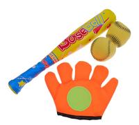 OFFSCH Juego de Béisbol de Juguete Aire Libre, Set 1 Pieza Bate y Pelota de Espuma Eva Suave, Seguro y Resistente para Practicar Habilidades de Bateo y Coordinación Mano-Ojo