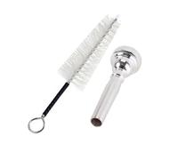 OFFSCH Juego De Pinceles Pequeños Trompeta Profesional Con Forma De Metal y Cepillo De Limpieza C507a