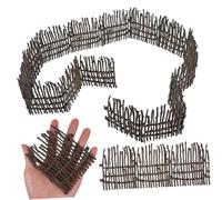 OFFSCH Juego De Vallas De Juguete para Granja, 40 Piezas De PVC, Paneles Grandes Conectables, Niños, Accesorio para Figuras De Animales De Granero, Construcción De Corral y Establo, Set Educativo