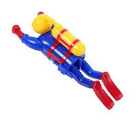 OFFSCH Juguete de Bañera para Niño Muñeco de Buceador de Plástico Azul, Función de Natación a Cuerda Bien Sellado, Adecuado para Juegos de Baño y Regalos de Cumpleaños
