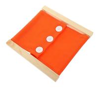 OFFSCH Juguete Educativo para Vestir Botones y Hebillas Tablero de Habilidades Básicas para Preescolar Material de Enseñanza Montessori de Madera y Tela Juguete Sensorial para