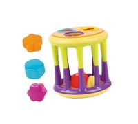 OFFSCH Juguete Sonajero Combinado Para Bebés Pequeño Cilíndrico De Plástico Ecológico Color Intenso Para Desarrollo Auditivo y Visual Juguetes Educativos Para Estimular Habilidades Motrices