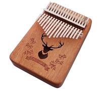 OFFSCH Kalimba Teclas Piano Pulgar De Madera Sólida Para Principiantes Instrumento Africano Para Entretenimiento y Relaxación