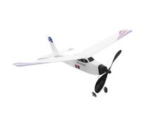 OFFSCH Kit Avión Planeador con Banda Elástica Azul Modelo DIY para Niñas Proyecto Stem al Aire Fácil Montaje y Vuelo Manual