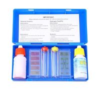 OFFSCH Kit de Prueba Química Alta Precisión para Piscinas y Fácil de Transportar Reactivos Líquidos Azules para Analizar la Calidad del Agua en Piscinas y Spas