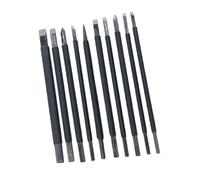 OFFSCH Kit Profesional de 10 Piezas de Herramientas para Tallar Piedra Acero de Tungsteno Diferentes Formas y Tamaños para Grabado y Escultura Manual Adecuado para Artesanía y Sellos