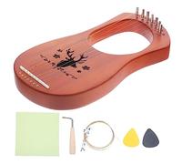 OFFSCH Lira Arpa De Madera Estilo Antiguo Arpa De Cuerdas De Lira Para Tocar Música Casa Estudio