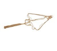 OFFSCH Macrame Colgador de Guitarra Pared Marrón Diseño Bohemio Escandinavo Soporte Seguro para Acústica Eléctrica Ukelele Decorativo