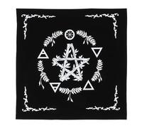 OFFSCH Mantel para Tarot Antideslizante Decoración Mística para Mesa para Lectura de Cartas y Uso Profesional Brujería y Astrología