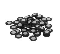 OFFSCH Marcadores de posicionamiento magnético para 3D, 6 Hojas, 50 Piezas por Hoja, plástico Negro, Reutilizables, para diseño inverso y metrología