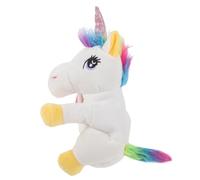 OFFSCH Marioneta de Mano Unicornio Realista Peluche Juguete para Historias Infantil Interactivo