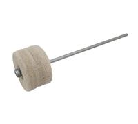 OFFSCH Martillo de Pedal para Batería Jazz de Fieltro Fino Estructura de Acero Inoxidable, Accesorio Duradero para Pedales de Bombo, Adecuado para Práctica y Actuaciones Musicales