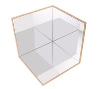 OFFSCH Montessori Exploración Espejo Sensorial Espejo de Reflexión Ángulo para Educación Infantil Material Didáctico Seguro para Preescolar