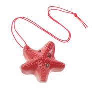 OFFSCH Ocarina Cerámica de Tono C con Forma de Estrella de Mar Instrumento de Viento Musical para Estudiantes y Principiantes Diseño y Ligero para Fiestas la Playa y Actividades al Aire