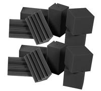 OFFSCH Paneles Acústicos Absorbentes de Sonido Trampas de Graves de Esquina 16 Piezas de Esponja Insonorizante Acústico para Estudio Sala de Música Cine Casa Ktv Aislamiento para Paredes y Esquinas