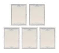 OFFSCH Papel A4 en Blanco Interior 12K para Certificados de Graduación 5 Hojas Núcleo de Papel Offset de Doble Cara Fácil de Imprimir y Escribir Adecuado para Documentos Oficiales y