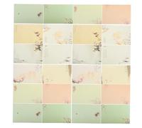 OFFSCH Papel de Carta Estilo Antiguo Chino Diseño Tinta y Acuarela 80 Hojas en 10 Estilos 8 Hojas Cada Uno Papel de Papelería para Escritura Cartas Manualidades y Festivales