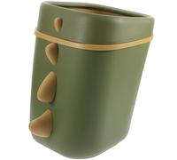 OFFSCH Papelera sin Tapa de Plástico Resistente con Diseño de Dinosaurio Gran Capacidad para Dormitorio Oficina y Hogar Accesorios Funcionales para Mantener Orden Espacios Pequeños