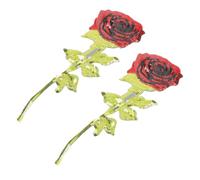 OFFSCH Parches de Lentejuelas para Ropa 2 Unidades Apliques Bordados de Rosas Termoadhesivos para Coser Accesorios Decorativos para Bolsos Zapatos y Prendas