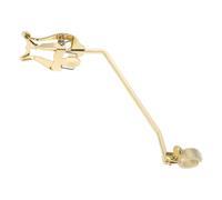 OFFSCH Pinza para Trompa Transparente Abrazadera Metálica Soporte Portátil para Partituras de Banda de Música Clip Ajustable Multiinstrumento para Trompeta Clarinete y Saxofón Alto