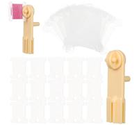 OFFSCH Placa de Bobinado de Hilo de Plástico 30 Unidades Devanador Manual para Organizar y Almacenar Hilos de Bordar, Accesorio para Costura y Punto de Cruz, Herramienta DIY
