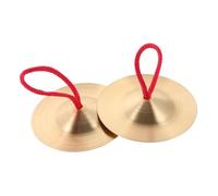 OFFSCH Platillos de Dedo Mini de Cobre para Percusión Duradero Sonido Claro Desarrollo de Ritmo y Cooperación Infantil