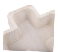 OFFSCH Plato de Servicio de Madera Forma de Cruz Bandeja Rústica para Aperitivos Tabla para Quesos y Snacks Soporte Multifuncional para Frutas y Postres Cocina y Comedor