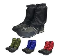 OFFSCH Polainas Impermeables y Ligeras para Senderismo y Trekking Cubre Botas Ajustable con Cordón Elástico Protección contra Nieve y Lluvia para Exteriores Color Verde Oscuro