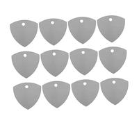 OFFSCH Púas de Guitarra Que No Afecta el Timbre de Acero Inoxidable 12 Superficie Lisa Diseño Profesional y Simple para Uso Acústico y Eléctrico